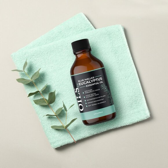 Eucalyptus Essential Oil (Blue Mallee) 4 oz - Picture 7 of 8